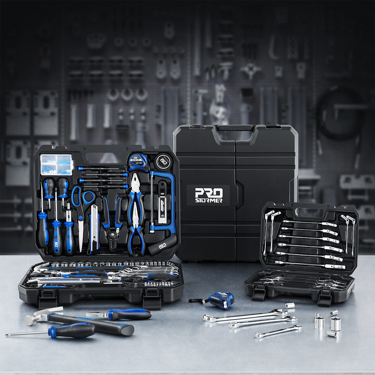 Set Di Ciavi Combinati SAE E Metriche Da 32 Pezzi, Italia - Foto 3