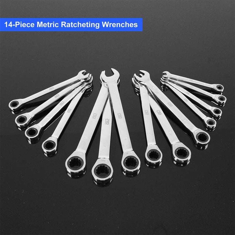 14-piece ratchet wrench