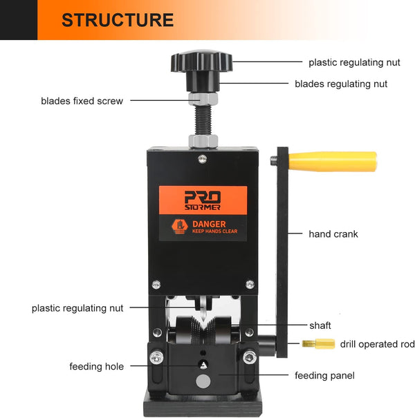 Prostormer Manual Wire Stripping Machine