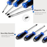 Magnetic Tip and Non-Slip Handle