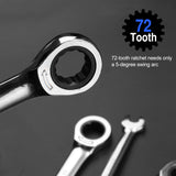 72-tooth ratchet