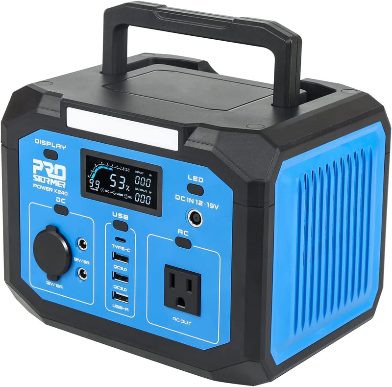 Prostormer Portable Power Station, 201.6wh Backup Lithium Battery